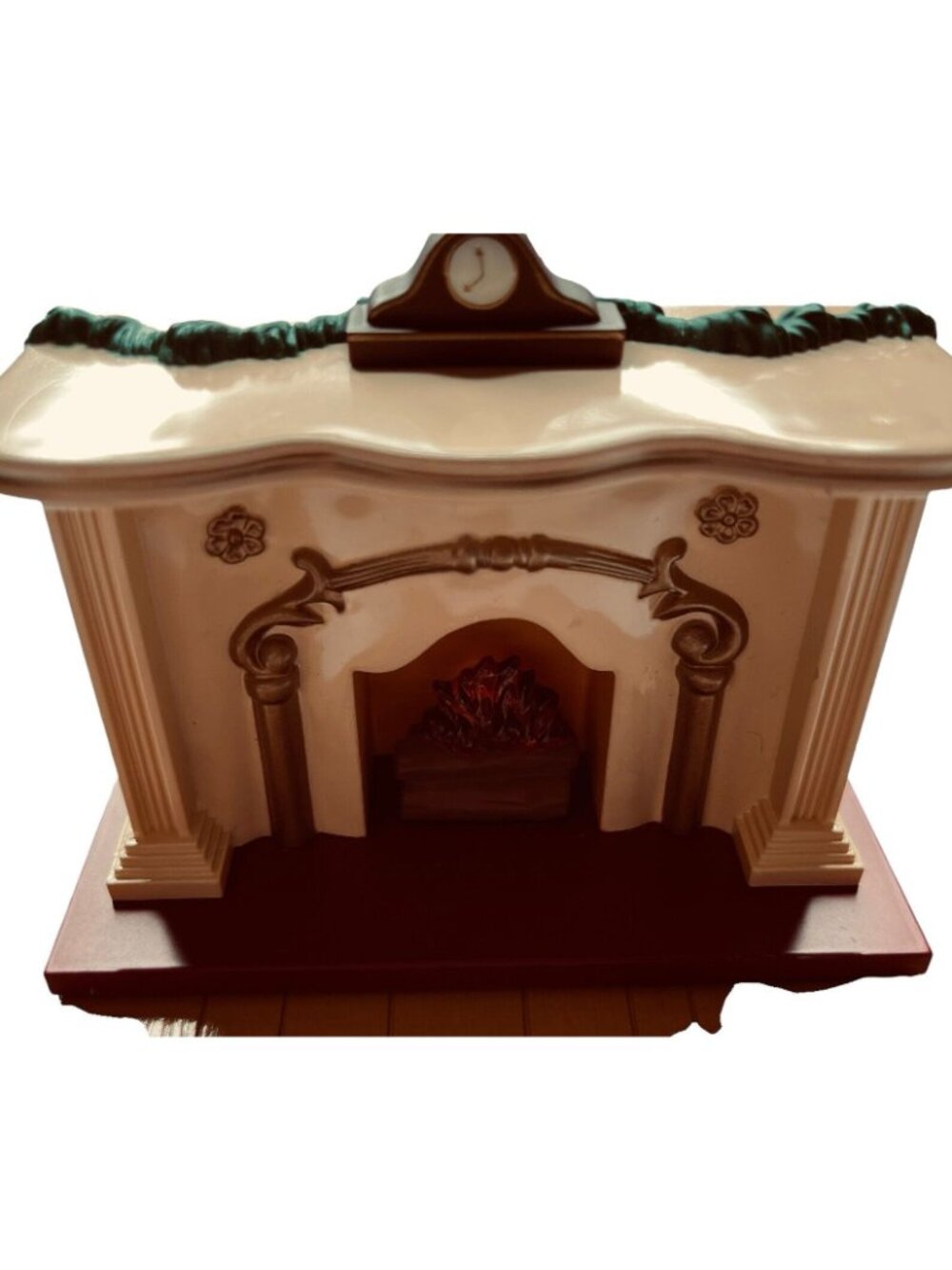Hallmark Keepsake Ornament The Bearingers Flickering Light Fireplace 1993 - Picture 2 of 7